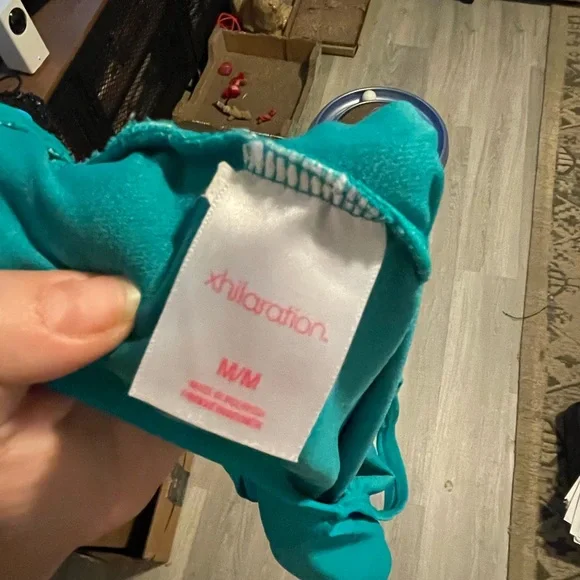 xhilaration one-piece high-leg swimsuit - Picture 3 of 3